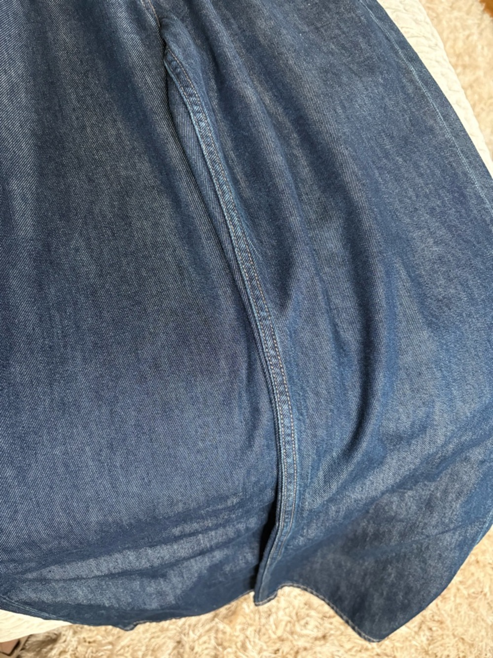 rag & bone Featherweight Logan Wide Leg denim 25 in Wellbrook, like-new, worn 1x - Picture 6 of 7